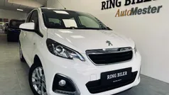 Hvid Brugt 2019 Peugeot 108 Allure+ Hatchback | 74.800 kr. (Fair pris)