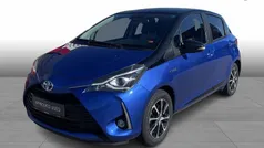 Blåmetal Brugt 2018 Toyota Yaris Hybrid H3 Hatchback | 134.900 kr. (Lidt for dyr)