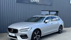 Sølvmetal Brugt 2018 Volvo V90 R-Design Stationcar | 304.900 kr. (Super pris)