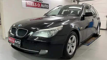 Sortmetal Brugt 2008 BMW 520 Stationcar | 49.800 kr.