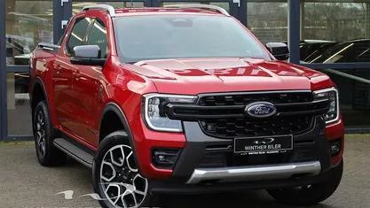 Rød Brugt 2024 Ford Ranger Wildtrack Afhentning | 389.900 kr.