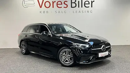 Sort Brugt 2022 Mercedes C300e Business Stationcar | 386.900 kr. (God pris)
