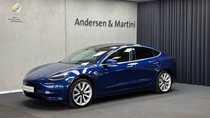 Blåmetal Brugt 2020 Tesla Model 3 Standard Range Plus Sedan | 164.500 kr. (God pris)