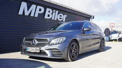 Grå Brugt 2019 Mercedes C220 AMG line Stationcar | 279.900 kr. (Fair pris)