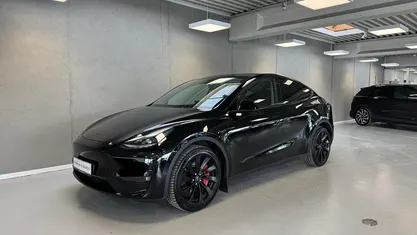 Brugt Tesla Model Y Long Range AWD 378 kW (514 HK) 2023 Sort SUV