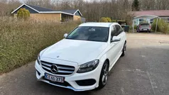 Hvid Brugt 2016 Mercedes C220 AMG line Stationcar | 155.600 kr. (God pris)