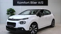 Hvid Brugt 2018 Citroën C3 Feel Hatchback | 74.900 kr. (Fair pris)