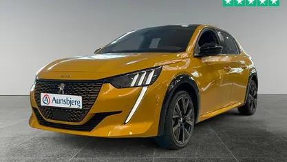 Gul Brugt 2023 Peugeot e-208 GTi Hatchback | 159.500 kr. (Fair pris)