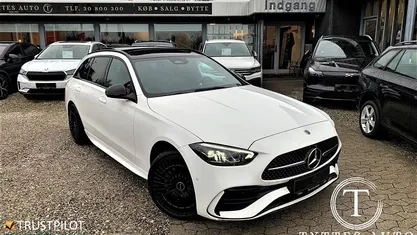 Hvidmetal Brugt 2022 Mercedes C300e AMG Line Premium Plus Stationcar | 459.800 kr. (Fair pris)