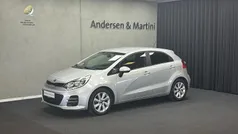 Brightsilver Brugt 2016 Kia Rio Hatchback | 76.900 kr. (Fair pris)