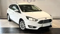 Hvid Brugt 2017 Ford Focus Titanium Stationcar | 99.900 kr. (Fair pris)