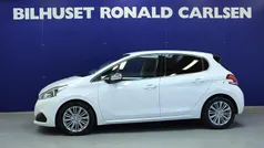 Hvid Brugt 2016 Peugeot 208 Hatchback | 74.900 kr. (Fair pris)