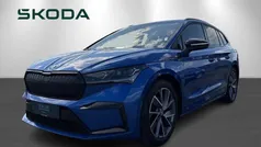 Blåmetal Brugt 2021 Skoda Enyaq iV SportLine SUV | 199.900 kr. (Fair pris)
