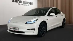 Hvid Brugt 2022 Tesla Model 3 Performance Sedan | 244.900 kr. (Fair pris)