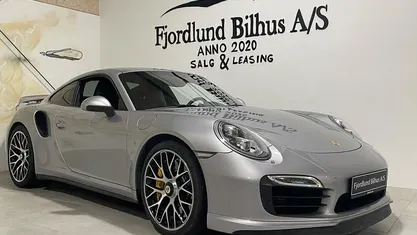 Brugt Porsche 911 Turbo S 560 HK (411 kW) 2013 Sølvmetal Coupe