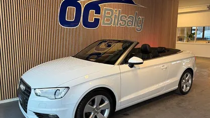 Hvid Brugt 2016 Audi A3 Cabriolet Ambition Cabriolet | 199.800 kr.
