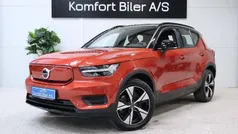 Rødmetal Brugt 2022 Volvo XC40 Core SUV | 238.700 kr. (God pris)