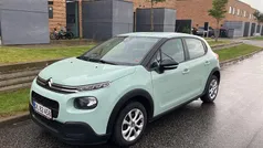 Lysgrøn Brugt 2020 Citroën C3 Live Hatchback | 79.700 kr. (God pris)