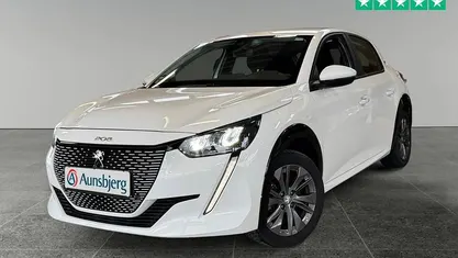 Brugt Peugeot e-208 Active 100 kW (136 HK) 2022 Hvid Hatchback