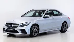 Farve: sølvmetal Brugt 2019 Mercedes C220 AMG line | 259.900 kr. (Super pris)
