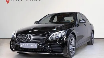Brugt Mercedes C300e AMG line 306 HK (225 kW) 2019 Sort Sedan