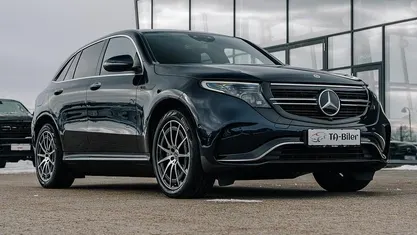 Brugt Mercedes EQC400 AMG line 300 kW (408 HK) 2021 Sortmetal SUV