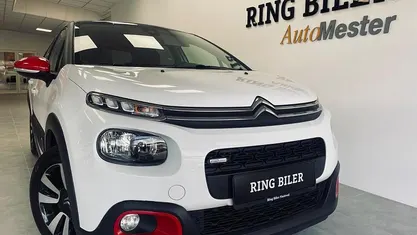 Brugt Citroën C3 PureTech 82 HK (60 kW) 2019 Hvid Hatchback