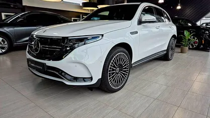 Hvid Brugt 2022 Mercedes EQC400 AMG line SUV | 439.700 kr. (Fair pris)