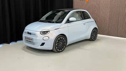 Brugt Fiat 500e La Prima 86 kW (118 HK) 2021 Lysblåmetal Cabriolet