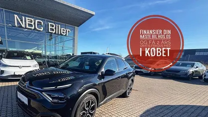 Brugt Citroën e-C4 Shine 100 kW (136 HK) 2023 Sortmetal Sedan