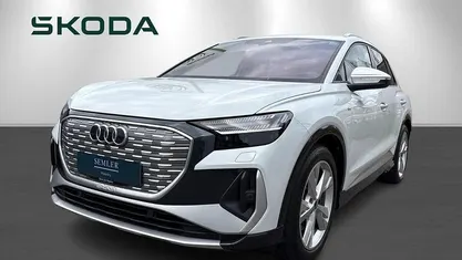Hvid Brugt 2021 Audi Q4 e-tron S-Line SUV | 269.900 kr. (Fair pris)