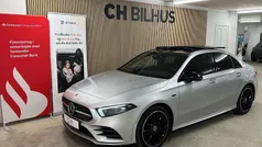Sølvmetal Brugt 2020 Mercedes A250 AMG line Sedan | 274.500 kr. (Lidt for dyr)