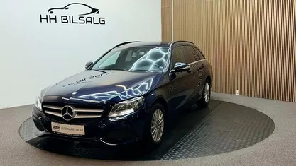 Mørkblåmetal Brugt 2015 Mercedes C200 Business Stationcar | 119.700 kr. (Super pris)