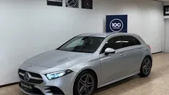 Sølvmetal Brugt 2018 Mercedes A200 AMG line Hatchback | 209.900 kr. (Fair pris)