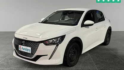 Brugt Peugeot e-208 Active 100 kW (136 HK) 2021 Hvid Hatchback