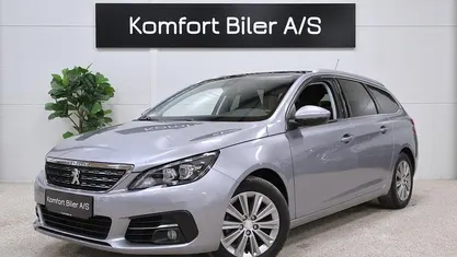 Sølvmetal Brugt 2018 Peugeot 308 Allure Sky Hatchback | 129.800 kr. (God pris)