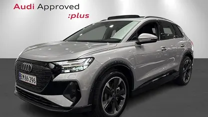 Sølvmetal Brugt 2025 Audi Q4 e-tron S-Line SUV | 399.900 kr. (Fair pris)