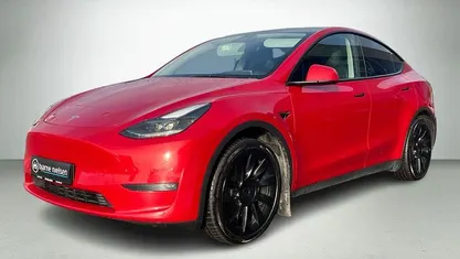 Brugt Tesla Model Y Long Range AWD 378 kW (514 HK) 2021 Rødmetal SUV
