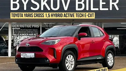 Mørkrødmetal Brugt 2022 Toyota Yaris Hybrid Active | 226.495 kr. (Fair pris)