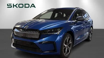 Blå Brugt 2024 Skoda Enyaq iV SportLine SUV | 379.900 kr. (Fair pris)