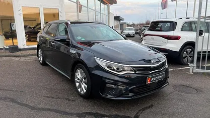Mørkblåmetal Brugt 2019 Kia Optima Stationcar | 124.800 kr. (God pris)