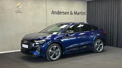 Blå Brugt 2023 Audi Q4 Sportback e-tron S-Line SUV | 344.800 kr. (Fair pris)