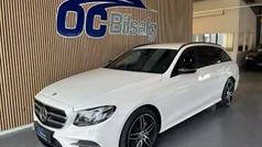 Hvid Brugt 2017 Mercedes E220 AMG line Stationcar | 299.800 kr. (God pris)