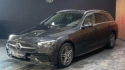Gråmetal Brugt 2022 Mercedes C300e AMG line Stationcar | 399.500 kr. (Super pris)