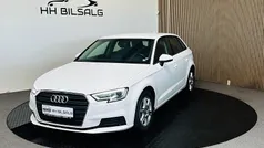 Hvid Brugt 2017 Audi A3 Sportback Hatchback | 129.700 kr. (Fair pris)