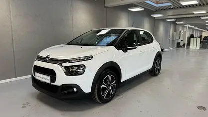 Naturalwhite Brugt 2021 Citroën C3 Feel Hatchback | 102.200 kr. (Fair pris)
