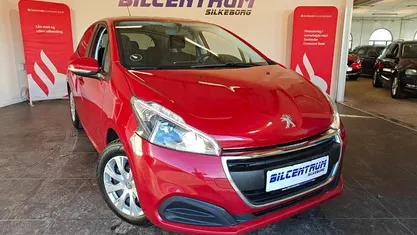 Brugt Peugeot 208 82 HK (60 kW) 2018 Rødmetal Hatchback