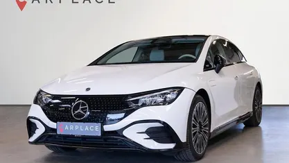 Hvid Brugt 2023 Mercedes EQE300 AMG line Sedan | 429.900 kr. (Fair pris)