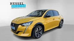 Gul Brugt 2022 Peugeot e-208 GT Hatchback | 146.900 kr. (Fair pris)