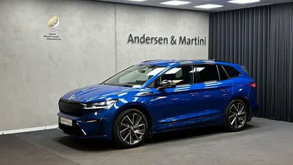 Blå Brugt 2022 Skoda Enyaq iV SportLine SUV | 193.900 kr. (Fair pris)